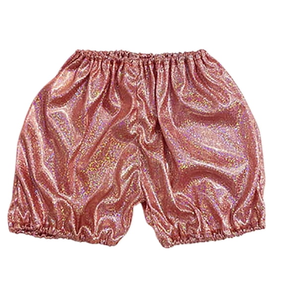 MEZZALL Child Girls Performance Hot Pants Stage Show Sequins Glitter Shorts Versatile Dance Cozy Active Summer Athletic Casual Fashion Running Bottoms