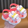 thumbnail image 1 of MEZZALL Child Girls Sandals Toddler Soft Comfortable Walking Shoes Non- Lightweight Breathable Everyday Wear Stylish Adorable Casual Kids Princess Solid Color Footwear, 1 of 3