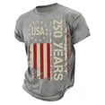thumbnail image 1 of MEZZALL Child Patriotic Boys Graphic T-Shirts Independence Day Celebration Kids Star Stripes Print Tee Shirt O-Neck Short Sleeve 1776-2026 Relaxed Fit Tops, 1 of 4