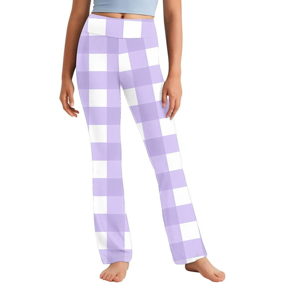 MEZZALL Child Stylish Flare Leg Pants Girls Fashionable Soft Stretch Comfy Everyday Wear Pants Trousers With Flowy And Elastic Waistband School Playground Relaxed Fit Slacks