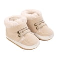 thumbnail image 1 of MEZZALL Child Winter Baby Outdoor Shoes Solid Color Plush Warm Anti- Rubber Sole For Learning To Walk Soft Soled Boots Boys Girls Lovely Footwear, 1 of 6