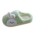 thumbnail image 1 of MEZZALL Child Winter Warm Home Slippers 3D Cartoon Printing Children Home Slippers Breathable Toddler Footwear, Green, 8-9 Years, 1 of 7
