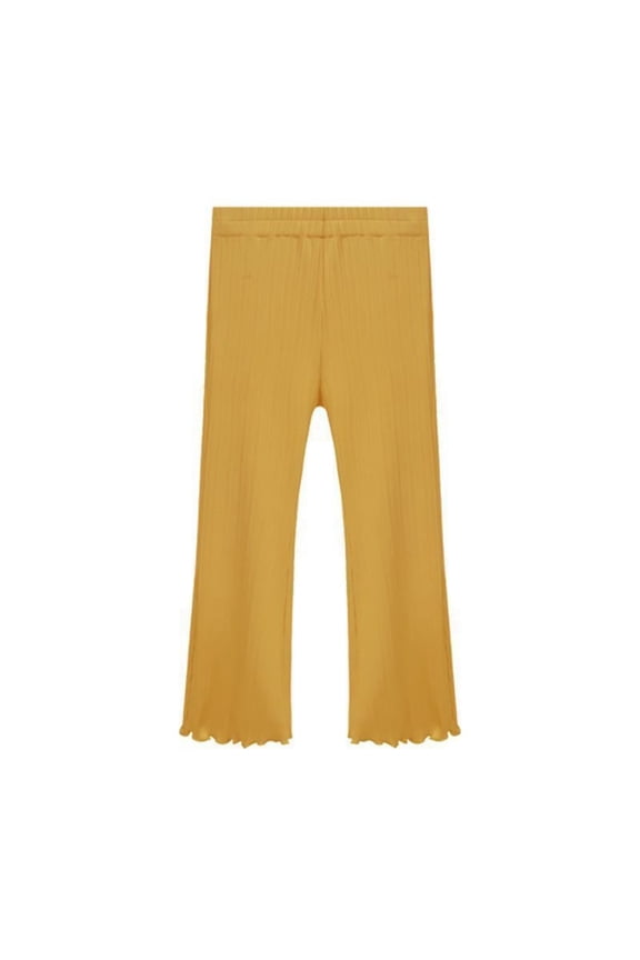 Children Bottom Pants Summer Thin Ice Silk Pants Style Little Girl Casual Pants Versatile Western Style Pants Cute Toddler Baby Wear 12-18M