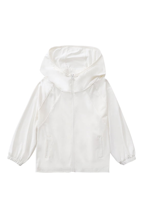 Children Fashion Casual Boys Girls Sun Jacket Coats Tops (8 16 Years ) Versatile Toddler Wear