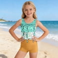 thumbnail image 1 of MEZZALL Children Girls One-Pieces Monokini Youth Beach Swimwear Swimsuit Ice Cream Pattern And Comfortable Fit Sun Swimwear Summer Cute Bathing Suit Beachwear, 1 of 4