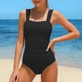 thumbnail image 1 of MEZZALL Children Girls Square Neck Adjustable Strap One-Pieces Monokini Swimsuit Bathing Solid Color Classic Design Holiday Summer Beachwear, 1 of 4