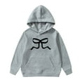 thumbnail image 1 of MEZZALL Children Long Sleeved Hoodie Bowknot Printed Kids Sweatshirt Pullover Baby Fall Tops Trendy, 4-5 Years, 1 of 7