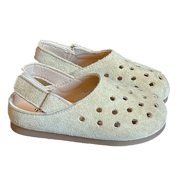 MEZZALL Children Sandals 2025 Summer Girls Hole Shoes Hollow Boys Beach Shoes Soft Soled Kids Shoes Toddler Footwear Fashionable / 4-4.5Years