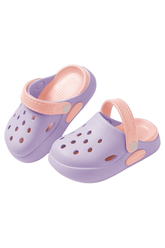 Children Shoes Summer New EVA Outer Wear Cartoon Cute Baby Close Toe Slippers Boys Girls Toddler Footwear Versatile / 9-9.5Years