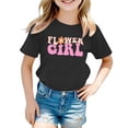 thumbnail image 1 of MEZZALL Children T-Shirt Fashionable Casual Letter Round Neck Short Sleeved Tops Leisure Toddler Blouses Clothing, 1 of 3