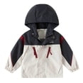 thumbnail image 1 of MEZZALL Children Zipper Jackets Jackets Long Sleeve Color Block Mountaineering Windbreaker Coats Hood Outerwear Birthday Toddler Clothing, 1 of 4