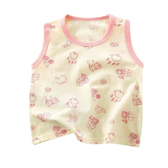 MEZZALL Children's Casual Fashion Dinosaur Print Sleeveless Vest Fashion 8Y Leisure Baby Wear