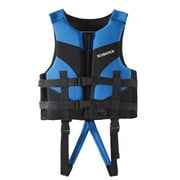 MEZZALL Children's Life Vest Swim Vest Jackets Boys Girls Snorkeling Warm Buoyancy Clothing 8-9 Years Classic Kids Wear