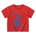thumbnail image 1 of MEZZALL Children's O-Neck Short Sleeve T-Shirts Cartoon Dinosaur Summer Baby Tshirts Tee Tops 18-24 Months Relaxed Fit Baby Wear, 1 of 9