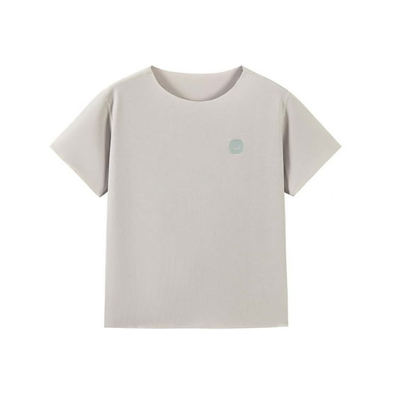 MEZZALL Children's Summer Cotton Linen Rayon Lightweight Home Wear Short Sleeved 6-7 Years Leisure Baby Wear