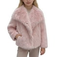 thumbnail image 1 of MEZZALL Coats Girls Elegant Shawl Collar Winter Jacket Outerwear Soft Coats Kids Soft Long Sleeve Tops, 1 of 4