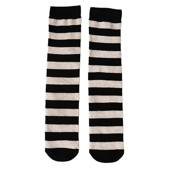 MEZZALL Colorful Kids Knee High Socks Striped Pattern Style Long Socks Girls Boys Soft Stretchy Comfortable Playwear Daily Fashion Design Stylish Socks