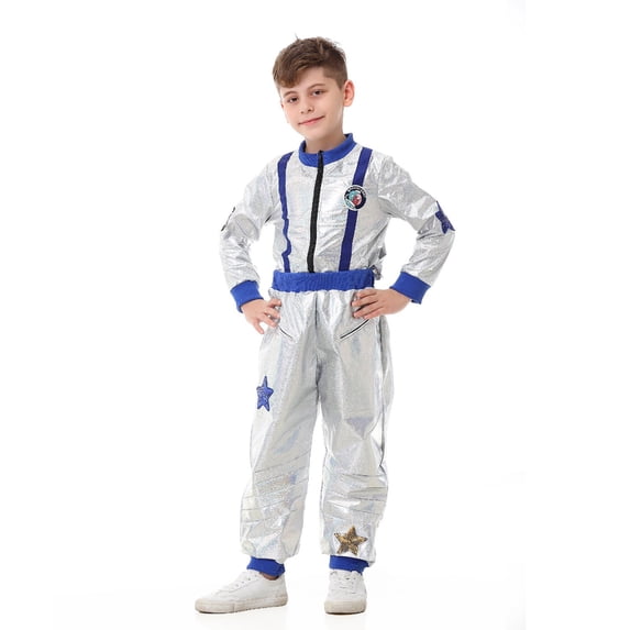 MEZZALL Cosmic Kids For Girls Astronaut Space Dress Up Outfit For Halloween Parties And Pretend Play Fashionable Clothes Sets