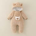 thumbnail image 1 of MEZZALL Cozy Winter Romper Jumpsuit Baby Boys Girls Soft Warm Onesie Playwear Bodysuit Cute Toddler Autumn Fall Outdoor Indoor Activities Breathable Long Sleeve O-Neck Spring Child One-Pieces, 1 of 7