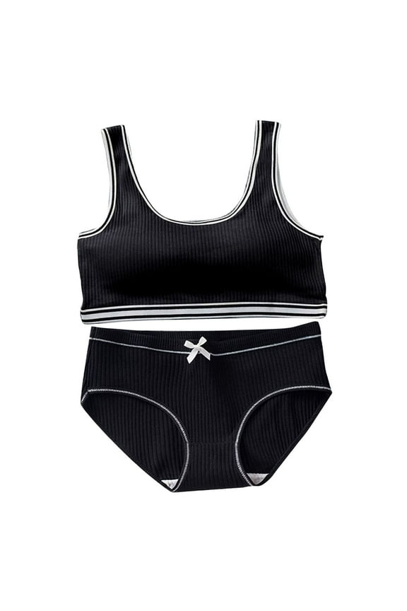 Crop Tops Bra Girls Seamless Sports Bra Training White Teen Bra Camisole Style Lightweight Seamless Kids Stylish Toddler Baby Wear One Size