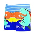 thumbnail image 1 of MEZZALL Cute Cartoon Breathable Boys Swim Trunks Swimwear For Kids Comfortable Square Leg Swimming Shorts For Boys Ages 4 12, Light Blue, 9-11, 1 of 3