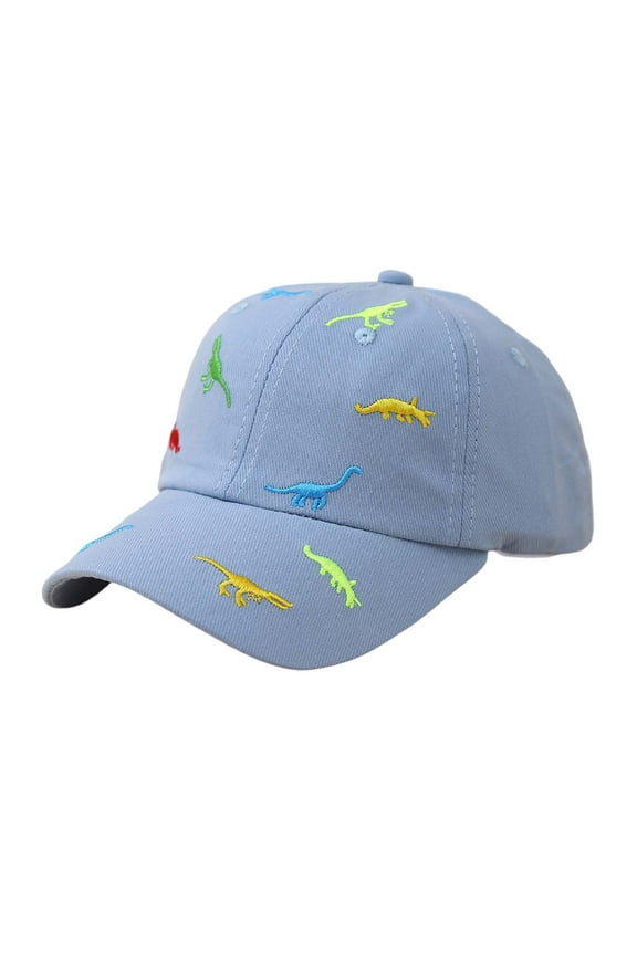 Dinosaur Boys Girls Caps Embroidery Baby Baseball Caps Toddler Kids Hat Spring Summer Autumn One Size Trendy Kids Wear