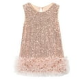 thumbnail image 1 of MEZZALL Dresses Mesh Vest Dress Girls Elegant Party Gown Autumn Layered Tutu Outfit With Glitter Detail Fashion Toddler Kids Frock Holiday Christmas O-Neck Sundress, 1 of 7