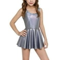 thumbnail image 1 of MEZZALL Dresses Sleeveless Tank Jumpsuit Dress Girls Sun Party Casual Playwear Outfit Toddler Little Kid Summer Fashion Cute Child Crew Neck Solid Color Sundress, 1 of 4