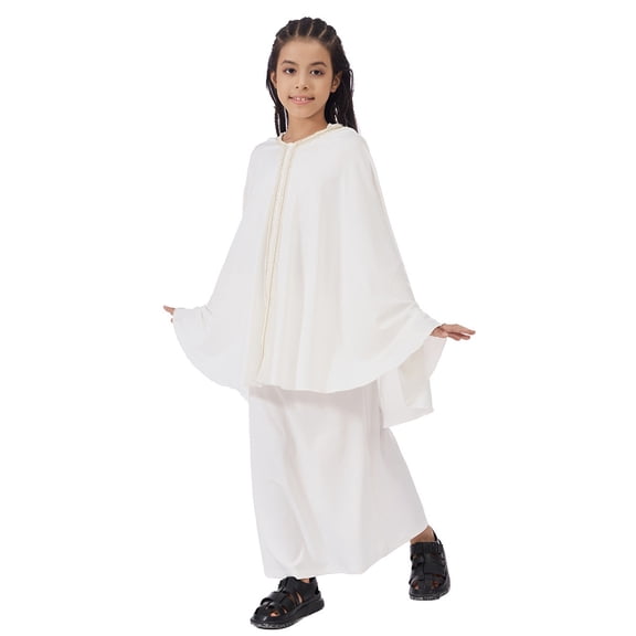 MEZZALL Elegant Girls' Dress With Floral Embroidery And Matching Celebrations Comfort Party Clothing Sets