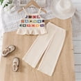 thumbnail image 1 of MEZZALL Elegant Summer Girl Knit Tank Tops And Casual Pants Lightweight Sleeveless Two Piece Outfit For Toddlers Leisure Clothes Sets, 1 of 3