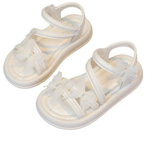 MEZZALL Fashionable Butterfly Shoes With Soft Soles For Kids Sandals Infants Toddler Footwear Fashionable / 28