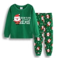thumbnail image 1 of MEZZALL Festive Holiday Pajamas Sets For Kids Boys Christmas Night Cozy Sleepwear Nightwear Crew Neck Long Sleeve Tops And Pants Stylish Homewear, 1 of 3