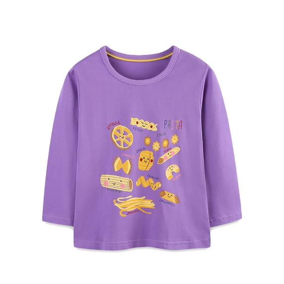 MEZZALL Girls And Boys Long Sleeved T Shirt For Autumn With Cartoon Prints Children Round Neck Knitted Pullover For 2 8 Years Old. Lovely Toddler Clothing