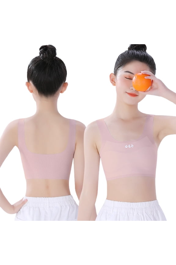 Girls Bra Early Development Comfortable And Flexible Children Camisole And Bra Teen For Everyday Wear And Activity Lovely Toddler Cartoon Clothing