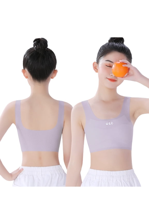 Girls Bra Early Development Comfortable And Flexible Children Camisole And Bra Teen For Everyday Wear And Activity Versatile Toddler Cartoon Clothing