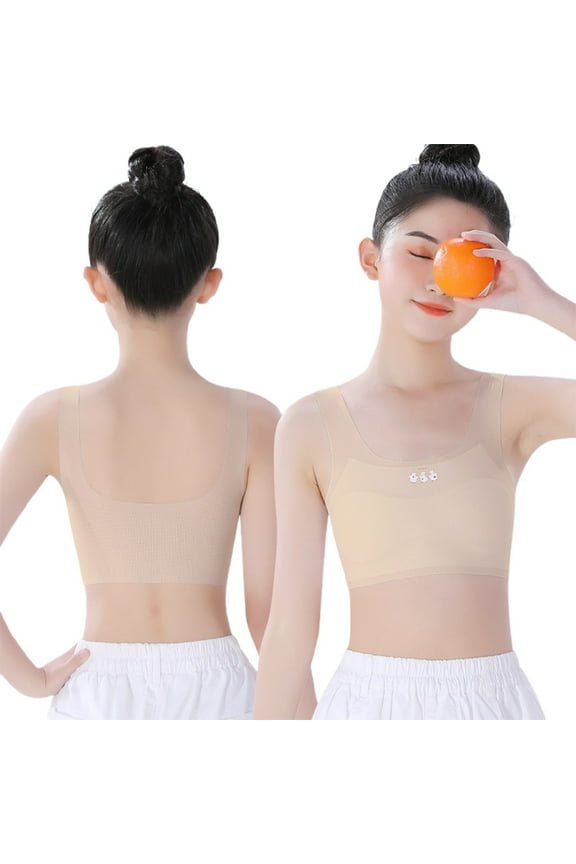 Girls Bra Early Development Comfortable And Flexible Children Camisole And Bra Teen For Everyday Wear And Activity Versatile Toddler Cartoon Clothing