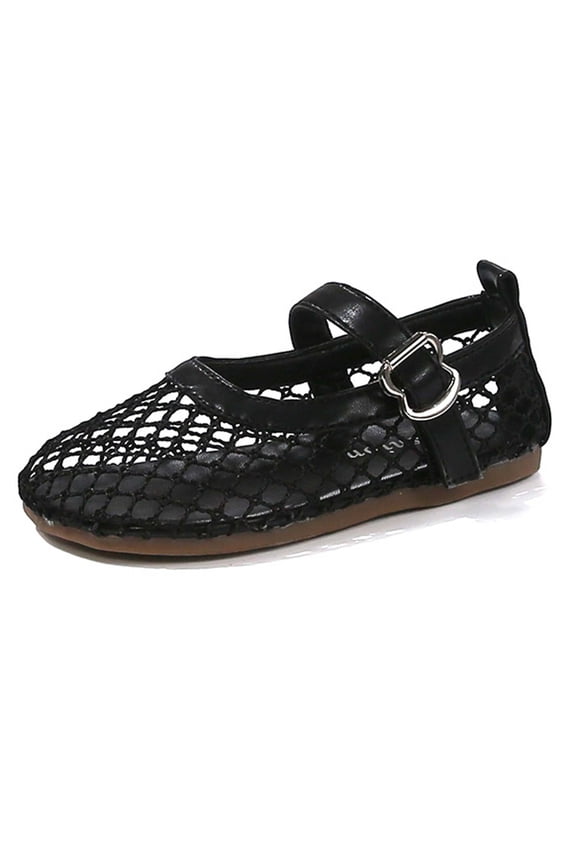 Girls Breathable Soft Sole Kids Casual Dance Shoes Lightweight Mesh Ons For Toddler Cute Child Footwear