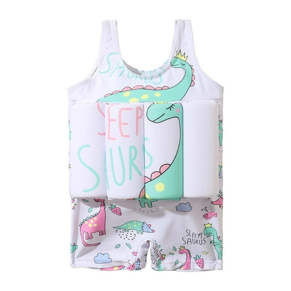 MEZZALL Girls Buoyancy Life Vest Swimsuits Swimsuits Baby Swimwear Children Surfing Suits Trendy Toddler Beachwear Birthday / 110 -XL