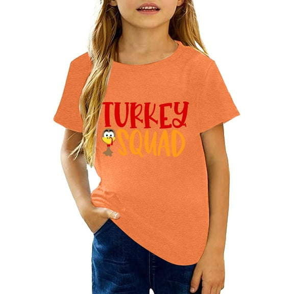 MEZZALL Girls Casual Short Sleeve Graphic Tee Soft Blended Tops With Cute Print For Everyday Play And School Wear Versatile T-Shirts Streetwear