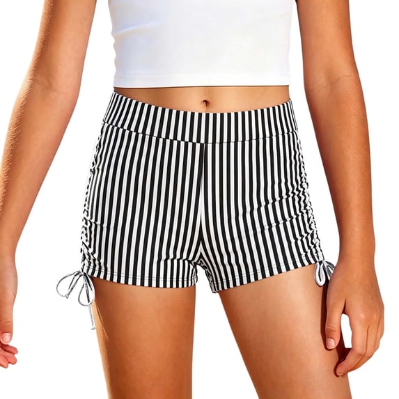 MEZZALL Girls Casual Solid Color Swim Bottoms For Kids Comfortable Swimwear Bottoms Lightweight And Beach