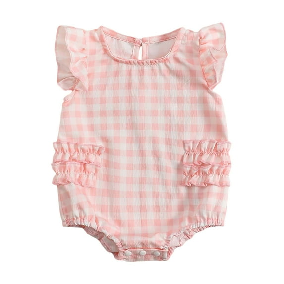 MEZZALL Girls Floral Print Sleeveless Bodysuit Baby Romper For 0 18 Months Outfits Soft Breathable Indoor Outdoor Play 6-12 Months Lovely Kids Wear