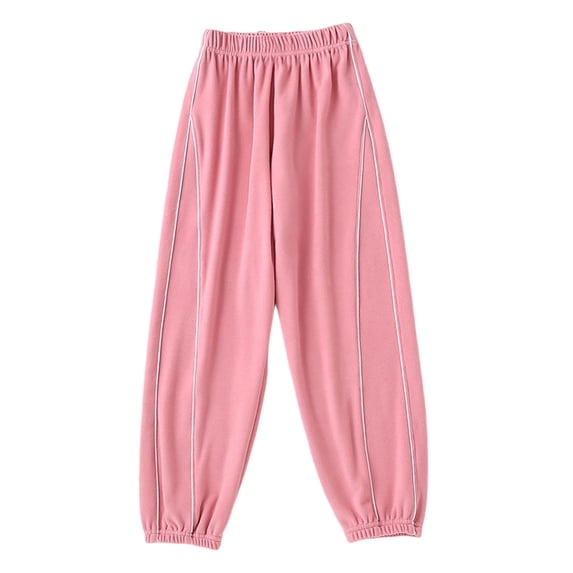 MEZZALL Girls Lined Pants Winter Warm Thermal Kids Joggers Soft Cozy Casual Trousers For Toddler Girls Boys Thickened Comfortable Slacks Breathable Dailywear