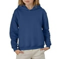 thumbnail image 1 of MEZZALL Girls Long Sleeve Solid Color Hooded Sweatshirt Pullover Tops Kids Tweens Casual Comfortable Hoodie Classic Child Clothes, 1 of 4
