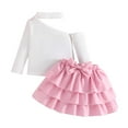 thumbnail image 1 of MEZZALL Girls Outfits Sets Toddler Summer Casual Tops With Layered Skirt Breathable Outfits For Baby 1-4 Years Old Comfortable Playwear Fashionable Baby Dailywear, 1 of 9