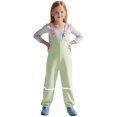 thumbnail image 1 of MEZZALL Girls Raincoat Pants Outdoor Playwear Toddler Rain Gear For 1-6 Years Old Kids Durable Lightweight Comfortable Rain Jumpsuit Cozy Baby Wear, 1 of 8