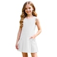 thumbnail image 1 of MEZZALL Girls Sleeveless Party Dress Color Blocking Lace Trim Tutu Gown Toddler Holiday Pageant Performance Adorable Dresses, 1 of 6