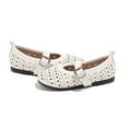 thumbnail image 1 of MEZZALL Girls Small Leather Shoes Summer Autumn 2025 New Children Hollow Show Shoes Kids Soft Soled Shoes Toddler Footwear Comfort / 23, 1 of 4