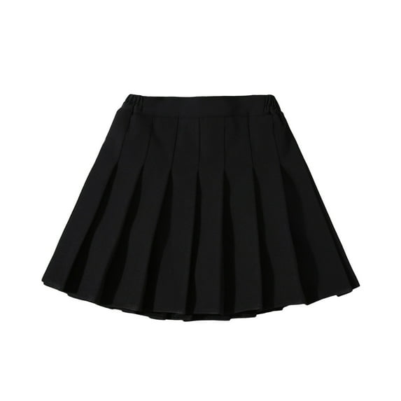 MEZZALL Girls Summer Fashion Tennis Pleated Slim Skirt Casual Mini Waist Skirt High Waist Skirt Comfort Toddler Cartoon Clothing