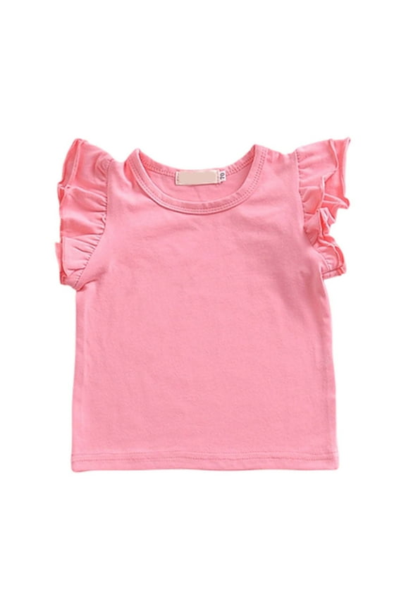 Girls Summer Tops Floral Lace T-Shirts Short Sleeve Tee Casual Comfortable Blouse For Toddler Baby Everyday Tops Outdoor Activities Tshirts Holiday / 5-6 Years
