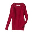 thumbnail image 1 of MEZZALL Girls Sweaters Soft Knit Pullover Comfortable Round Neck Long Sleeve Tops For Toddler Kids Casual Warm Fall Winter Clothes Boho Dailywear, 1 of 3